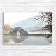 Serene Arch Bridge Misty Morning Canvas Print