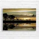 African Sunset Wildlife Canvas Print