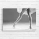 Graceful Ballet Dancer Legs Canvas Print