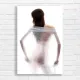 Ethereal Grace Woman Wrapped in Gauze Canvas Print
