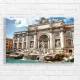 Trevi Fountain Rome Art Wall Canvas Print
