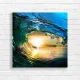 Ocean Sunset Wave Canvas Print