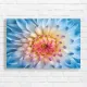 Abstract Floral Dream Blue Pink Yellow Canvas Print