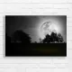 Mystic Full Moon Landscape Canvas Print