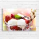 Sumptuous Strawberry Sundae Dessert Canvas Print