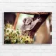 Peaceful Koala Hugging Tree Canvas Print