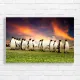 Majestic Penguin March Canvas Print