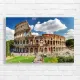 Colosseum Rome Landmark Canvas Print