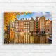 Autumn Amsterdam Canals Canvas Print