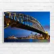 Sydney Harbour Bridge Nightscape Canvas Print
