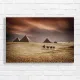Ancient Egypt Camel Caravan Pyramid Canvas Print
