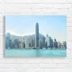 Hong Kong Skyline Modern Cityscape Canvas Print