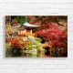 Serene Japanese Pagoda Autumn Canvas Print