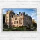 Majestic Castle Stone Wall Art Canvas Print