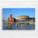 Majestic Cardiff Bay Architecture Canvas Print