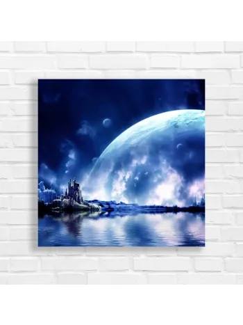 Mystic Alien Landscape Canvas Print