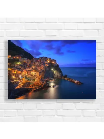 Cinque Terre Italy Coastal Village Canvas Print