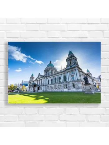 Grand Belfast City Hall Architectural Canvas Print