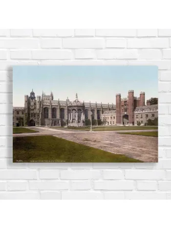 Trinity College Cambridge Historic Architectural Canvas Print
